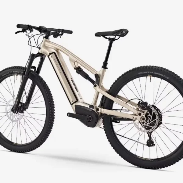 ROCKRIDER Bicicleta eléctrica montaña E-EXPL 520 S Arena 29" 500 WATIOS. Color  beige crema