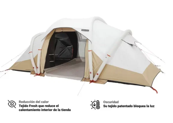 QUECHUA Tienda campaña familiar 4 personas