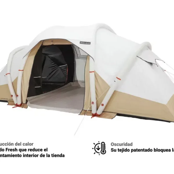 QUECHUA Tienda campaña familiar 4 personas